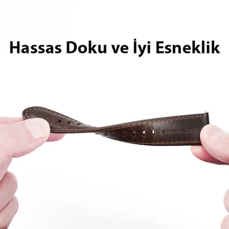 Dux Ducis Apple Watch 38/40/41MM için Business Deri Kayış Kordon-(5775)