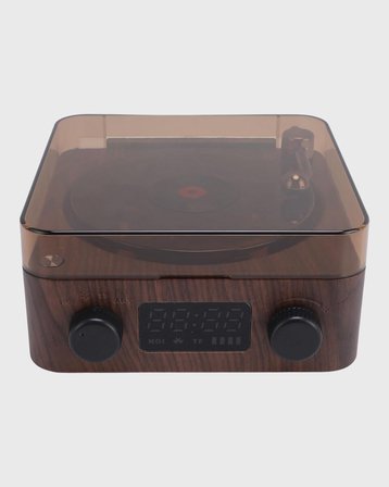 Dekoratif Gece Işığı Bluetooth Hoparlör Dijital Saat Çok Yönlü Sesli Aydınl