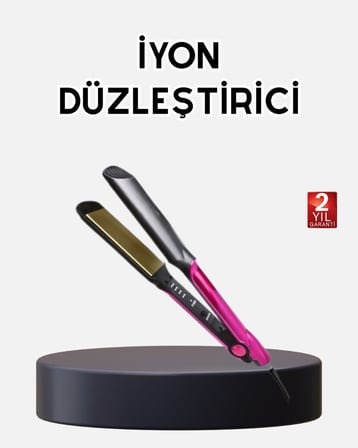 İyonik Saç Düzleştirici – 220°C Isıya Kadar Çıkan LED Göstergeli ve Eşit