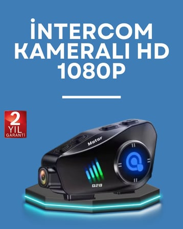 Q28 Kask Kulaklık 1080P HD Kamera – Bluetooth 5.3 Su Geçirmez Gürültü Azaltma