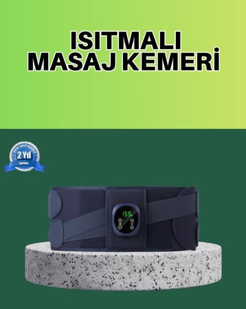 Titreşim ve Isı Özellikli Masaj Kemeri Ayarlanabilir