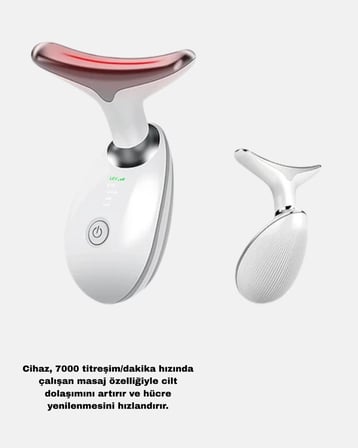 Kablosuz Şarjlı Yüz Sıkılaştırıcı Cihaz EMS Mikro Akım Anti-Aging Masaj Al