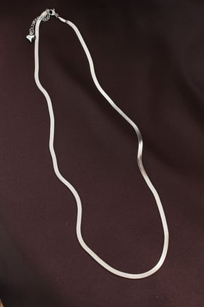 316L Çelik Gümüş Renk 60 cm İtalyan Zincir Kolye 5886