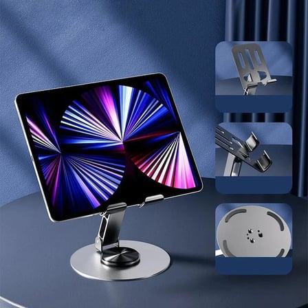 Ally 720 Derece Ayarlanabilir Alüminyum Telefon-Tablet Standı-(5775)