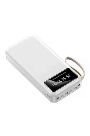 Hızlı Şarj Özellikli 20.000 Mah Dijital Göstergeli USB Girişli Android ve İOS