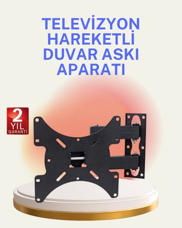 Hareketli TV Duvar Askı Aparatı 22–49 İnç Uyumlu