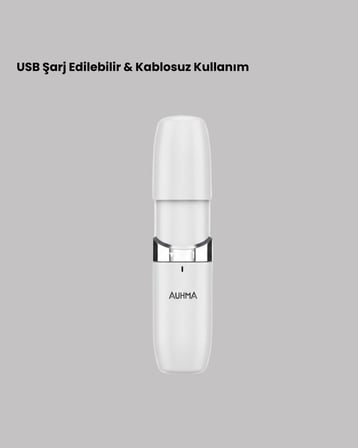 LED Işıklı Yüz Epilasyon Aleti Hassas ve Ağrısız Tüy Alma