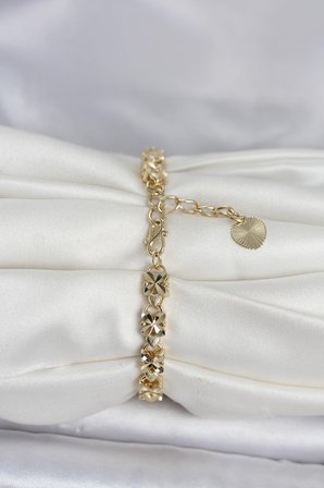 Xuping Kelebek Model Gold Renk Kadın Bileklik 5886