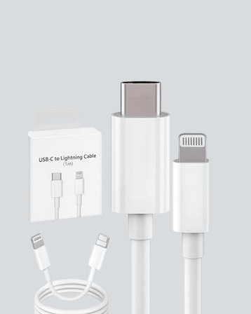 Dayanıklı TPE Lightning Kablo – 30W Hızlı Şarj ve Veri Transferi