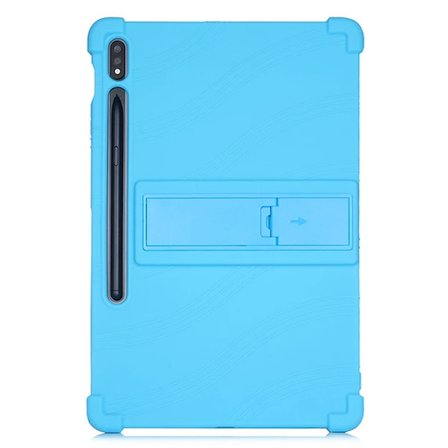 ALLY Galaxy Tab S8 S7 T870 / T875 11 inç Standlı Silikon Kılıf-(5775)