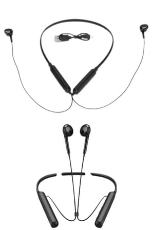 60 Saat Kablolu Boyun Askılı Dijital Göstergeli Bluetooth Kulaklığı
