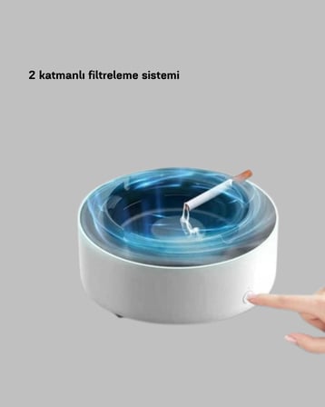 Hava Temizleyici Küllük – Sigara Dumanı Filtreli Sessiz Çalışan Şık Tasar?