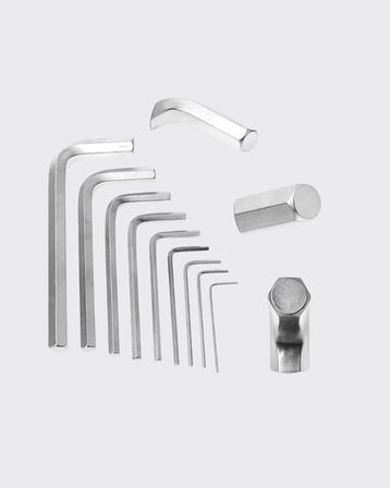 9 Parça Alyan Anahtar Seti Farklı Metrik Ölçü Pratik Taşıma