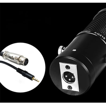 AQ210 Condenser Stüdyo Profesyonel Kayıt ve Yayın Mikrofonu Studio-(5775)