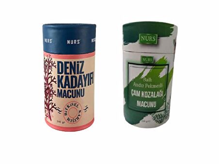 Çam Kozalağı Macun & Deniz Kadayıfı Macunu 240 gr x 2