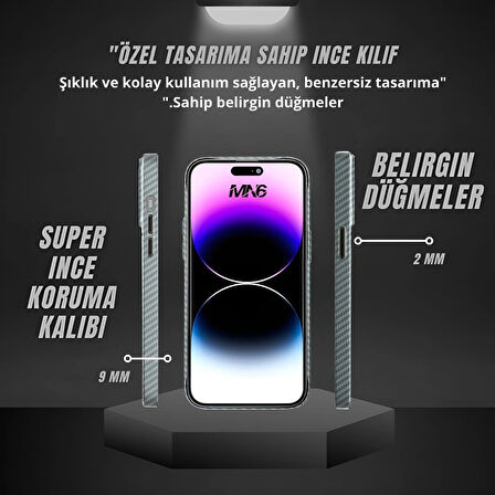 MN6 14 Pro Kılıf/kamera Koruma Çerçeveli/iphone 14 Pro Kılıf/özel Tasarımlı/ultra Ince/magsafe Özellikli