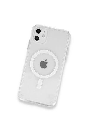 Iphone 11 Kılıf Magsafe Destekli Şeffaf