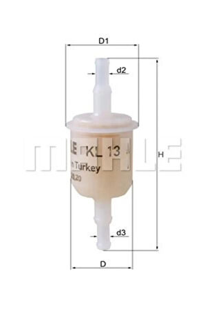 Kl13of Şeffaf Benzin Ara Filtre Küçük Tip Üniversal BENZİN FİLTRESİ TÜM ARAÇLAR İÇİN ÜNİVERSAL