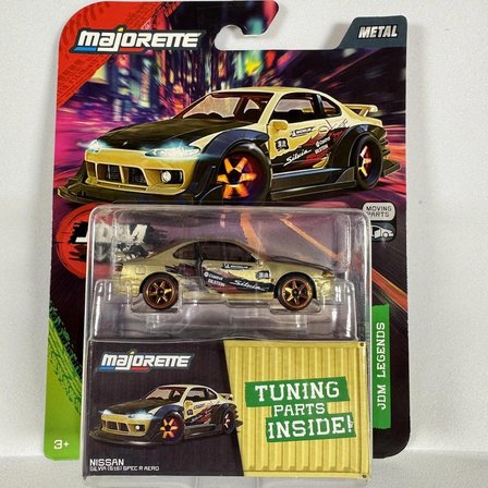 Majorete Deluxe JDM Legends Nissan Siliva (s15) Spec Rearo Model Araba