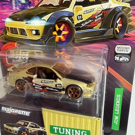 Majorete Deluxe JDM Legends Nissan Siliva (s15) Spec Rearo Model Araba