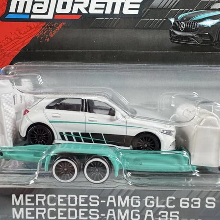 Majorette Deluxe Amg Trailer Mercedes-AMG CLE 63 S/ Mercedes-AMG A 35 Model Araba Seti