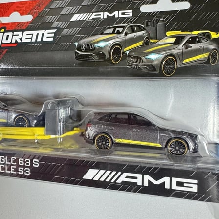 Majorette Deluxe Amg Trailer Mercedes-AMG GLC 63 S / Mercedes-AMG CLE 53 Model Araba Seti