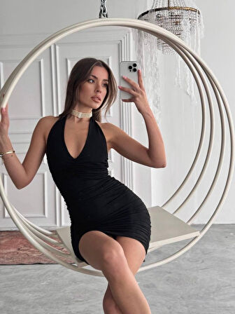 HALTER YAKA ELBİSE