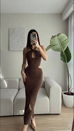 Pencere Detaylı Elbise