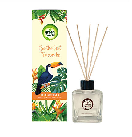 Green World Be the best Toucan be Bambu çubuklu oda kokusu 120 ML