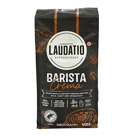 Laudatio Çekirdek Kahve Barista Crema 1000 gr Alman Kalitesi