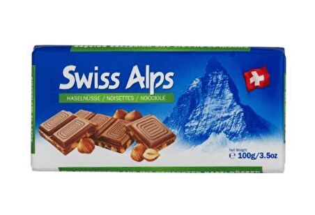 Swiss Alps Fındıklı Çikolata 100 G x 2 Adet