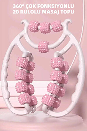 20 Tekerlekli Bacak İncelten Sıkılaştıran Masaj Aleti
