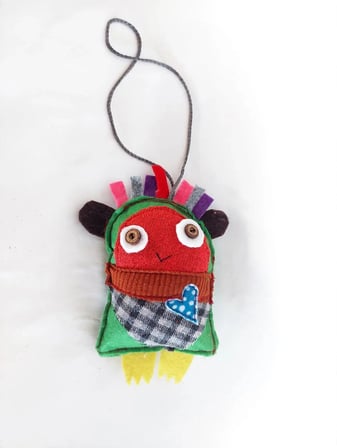 Monster tiny çanta charmı