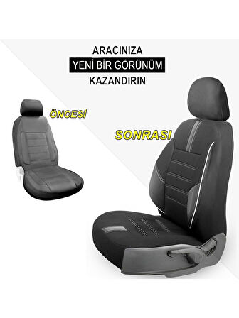 Honda Civic Araçlara Uyumlu Tam Takım Star B Model Oto Koltuk Kılıfı Seti