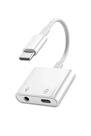Maxup Xiaomi Mi 13ULTRA-MI 11 Ultra Type C Girişli Uyumlu Aux Kulaklık ve Şarj Çevirici Dönüştürücü Kablo