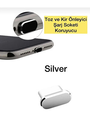 Maxup Tüm Telefonlara Uyumlu Type-C Toz ve Kir Önleyici Şarj Soketi Koruyucu Tıpa-Su Geçirmez Silikon