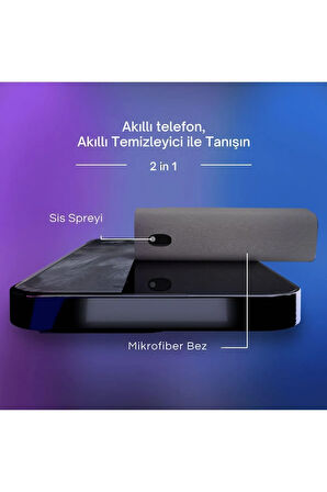 Maxup Telefon,tablet Ekranı Için Kendiliğinden Spreyli Özel Solusyonu Içinde Ekran Temizleme Süngeri