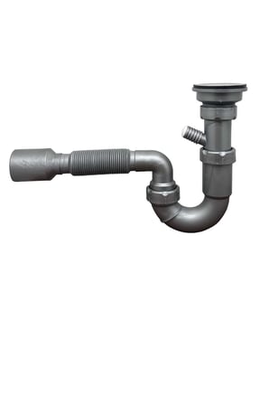 Donau Lavabo Eviye Sifonu S Tipi Körüklü .Ø40 - 50 Mm Çıkşlı