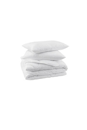 Soft Microfiber Çift Kişilik Yorgan ve  2 Adet Yastık Set