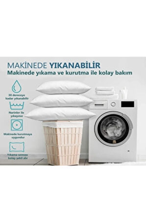 5 Adet Antialerjik 50x70 Boncuksilikon Yastık 800/5liyastık