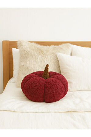 TEDDY DEKORATİF BALKABAĞI YASTIK ve İÇ DOLGULU KIRLENT