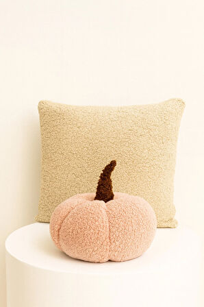 TEDDY DEKORATİF BALKABAĞI YASTIK ve İÇ DOLGULU KIRLENT