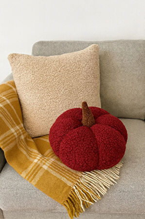 %100 DOĞAL TEDDY DEKORATİF BALKABAĞI KIRLENT/YASTIK