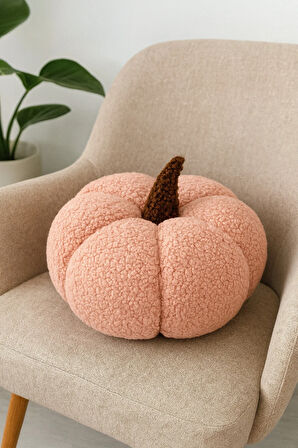 %100 DOĞAL TEDDY DEKORATİF BALKABAĞI KIRLENT/YASTIK