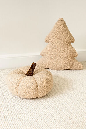 TEDDY ÇAM AĞACI VE BALKABAĞI YASTIK