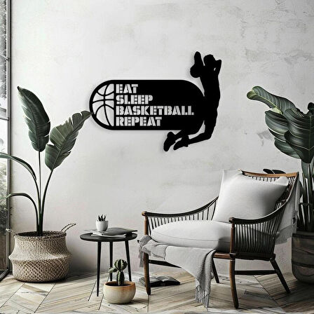 Basketbol Modern Ahşap duvar dekor tablo 