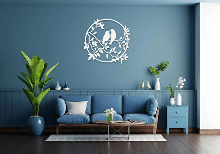 Beyaz kuş Hayat ağaç dekoratif modern dekor tablo 