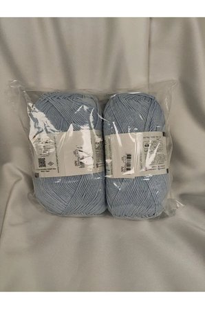 MADAME COTTON Buz Mavisi El Örgü İpi (2 Adet)- (Amigurumi İpi) - Renk: 031
