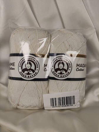 MADAME COTTON Kırık Beyaz El Örgü İpi (2 Adet)- (Amigurumi İpi) - Renk: 002