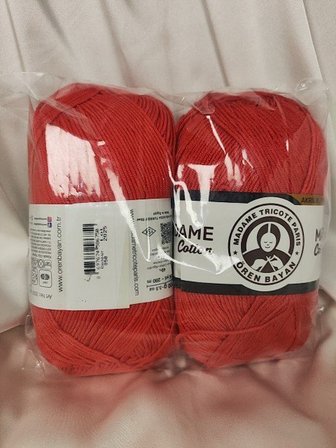 MADAME COTTON Kiraz Çiçeği El Örgü İpi (2 Adet)- (Amigurumi İpi) - Renk: 058